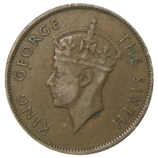 Монета 1 цент 1951 года Британский Гондурас (реверс)