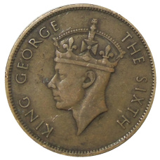 Монета 1 цент 1951 года Британский Гондурас (реверс)