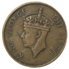 Монета 1 цент 1951 года Британский Гондурас (реверс)