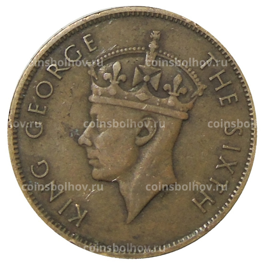 Монета 1 цент 1951 года Британский Гондурас (вид 2)