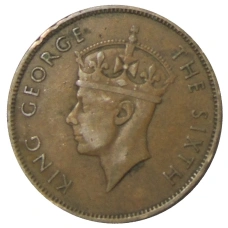 Монета 1 цент 1951 года Британский Гондурас (реверс)