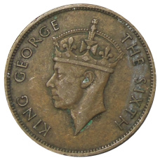 Монета 1 цент 1951 года Британский Гондурас (реверс)