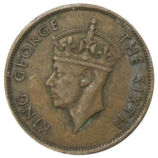 Монета 1 цент 1951 года Британский Гондурас (реверс)