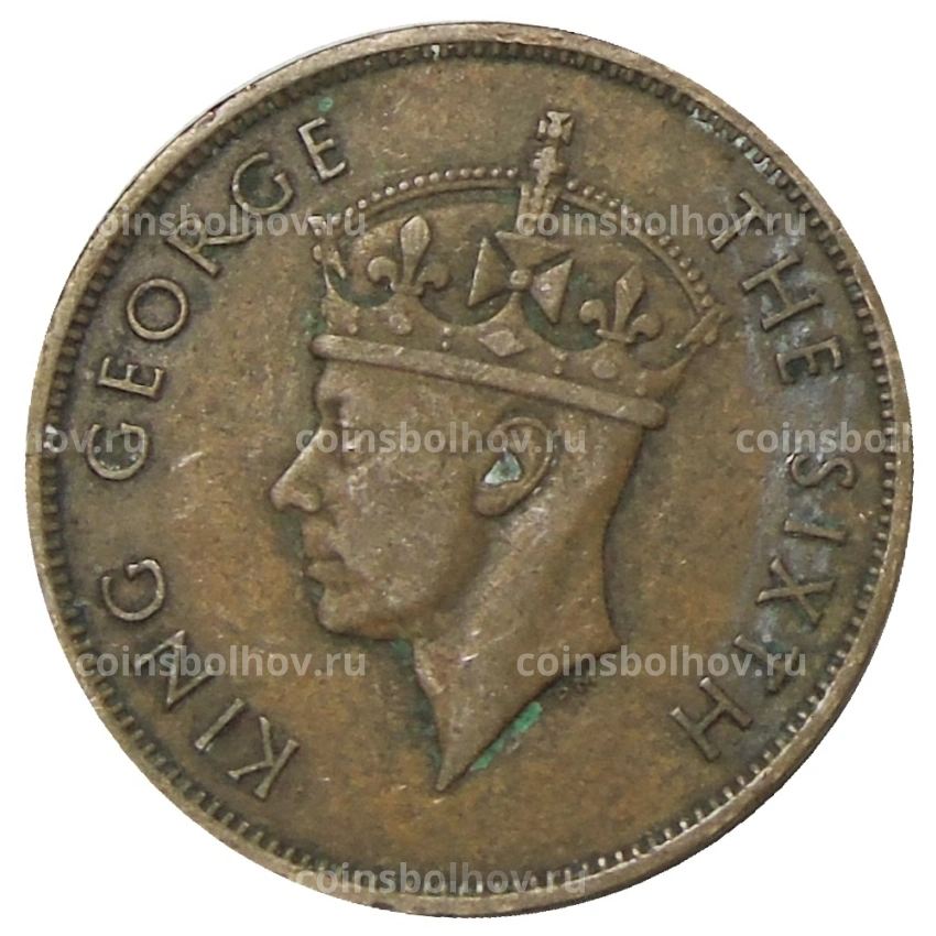 Монета 1 цент 1951 года Британский Гондурас (вид 2)