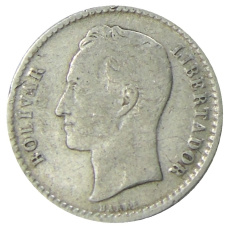 Монета 50 сентимо 1954 года Венесуэла (реверс)