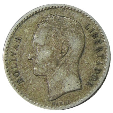 Монета 50 сентимо 1954 года Венесуэла (реверс)