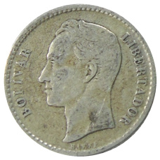 Монета 50 сентимо 1954 года Венесуэла (реверс)