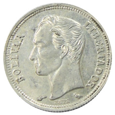 Монета 50 сентимо 1960 года Венесуэла (реверс)