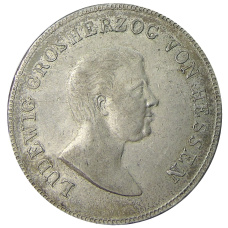 Монета 1 кроненталер 1825 года Гессен-Дармштадт (аверс)