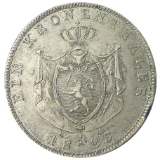 Монета 1 кроненталер 1825 года Гессен-Дармштадт (реверс)