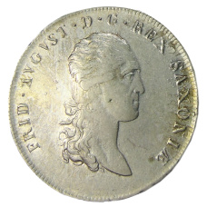 Монета 1 талер 1812 года Германские государства — Саксония (аверс)