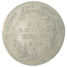 Монета 1 талер 1813 года B Германские государства — Пруссия (реверс)