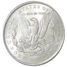 Монета 1 доллар 1887 года США «Доллар Моргана» (реверс)