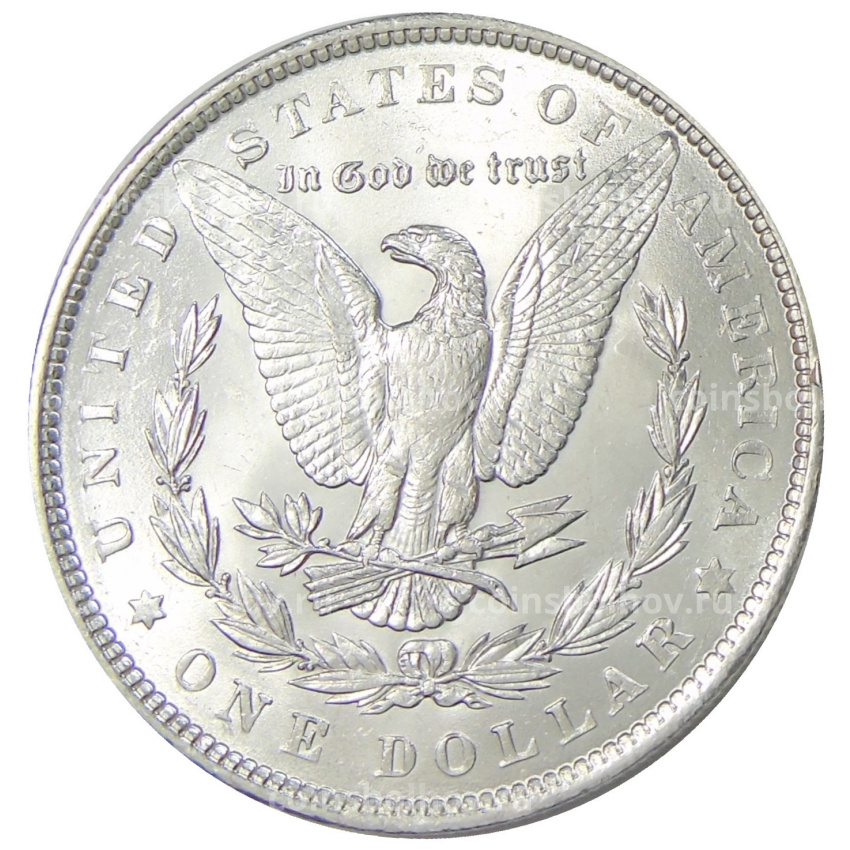 Монета 1 доллар 1887 года США «Доллар Моргана» (вид 2)