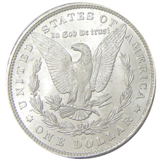 Монета 1 доллар 1885 года O США «Доллар Моргана» (реверс)