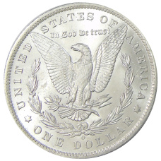 Монета 1 доллар 1885 года O США «Доллар Моргана» (реверс)
