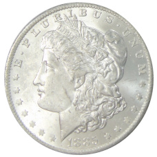 Монета 1 доллар 1885 года O США «Доллар Моргана» (аверс)