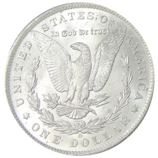 Монета 1 доллар 1885 года O США «Доллар Моргана» (реверс)
