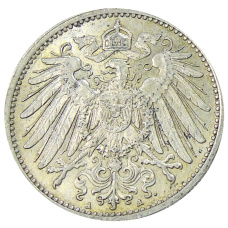 Монета 1 марка 1914 года A Германия (реверс)