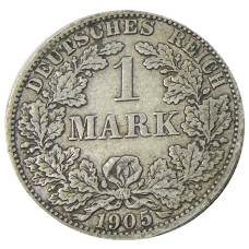 Монета 1 марка 1905 года A Германия (аверс)