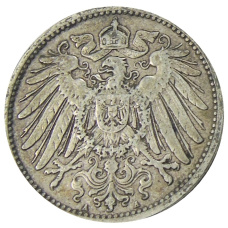 Монета 1 марка 1905 года A Германия (реверс)