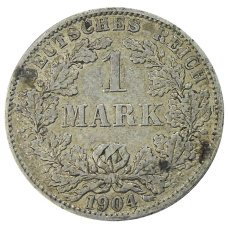 Монета 1 марка 1904 года A Германия (аверс)