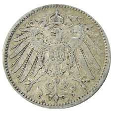 Монета 1 марка 1904 года A Германия (реверс)