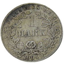 Монета 1 марка 1904 года A Германия (аверс)