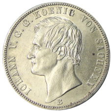 Монета 1 талер 1871 года В Германские государства — Саксония — Победа над Францией (реверс)