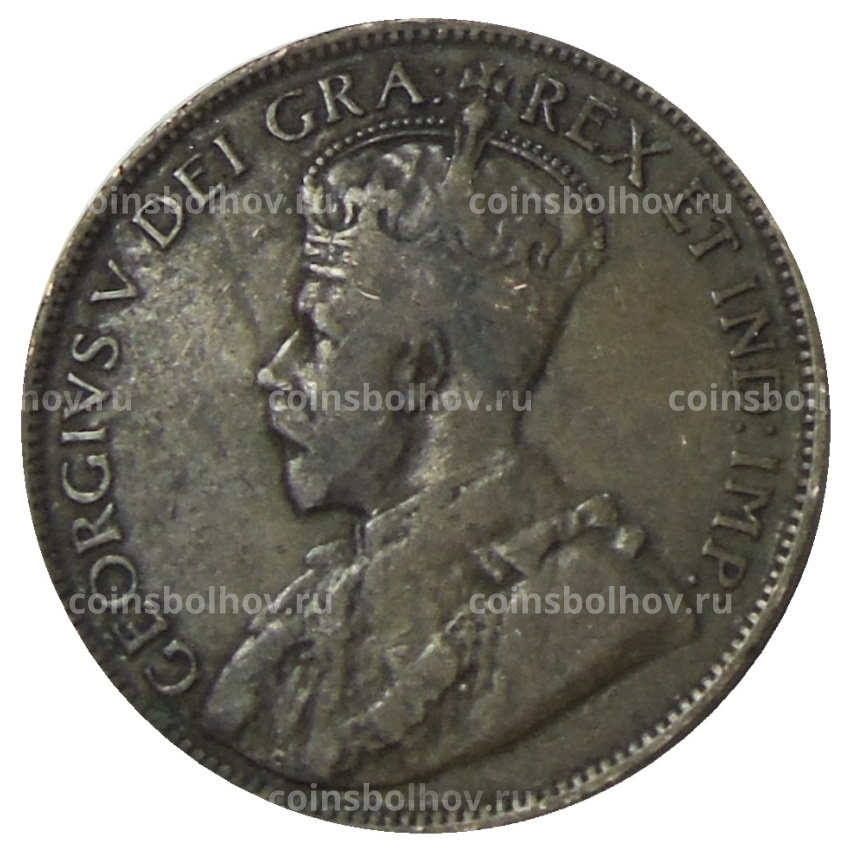 Монета 1 цент 1919 года Канада (вид 2)