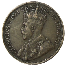 Монета 1 цент 1918 года Канада (реверс)