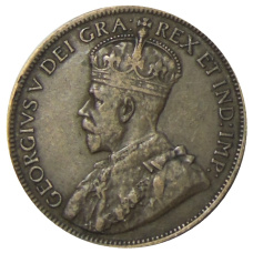 Монета 1 цент 1918 года Канада (реверс)