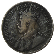 Монета 1 цент 1917 года Канада (реверс)