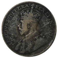 Монета 1 цент 1917 года Канада (реверс)