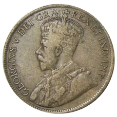 Монета 1 цент 1916 года Канада (реверс)