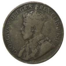 Монета 1 цент 1913 года Канада (реверс)