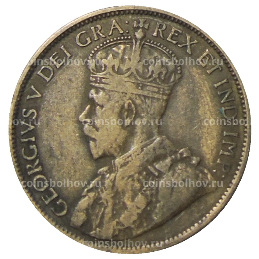 Монета 1 цент 1913 года Канада (вид 2)