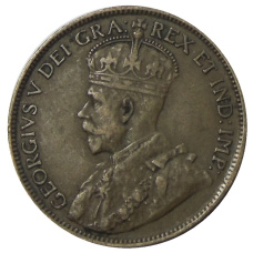 Монета 1 цент 1913 года Канада (реверс)