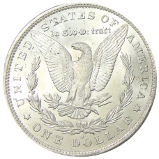 Монета 1 доллар 1885 года O США «Доллар Моргана» (реверс)