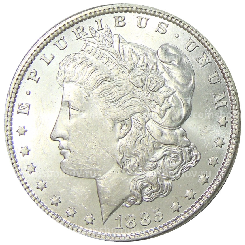 Монета 1 доллар 1885 года США «Доллар Моргана»