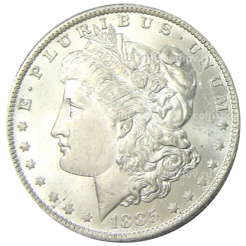 Монета 1 доллар 1885 года O США «Доллар Моргана»