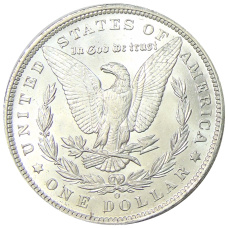 Монета 1 доллар 1885 года O США «Доллар Моргана» (реверс)