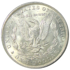 Монета 1 доллар 1885 года O США «Доллар Моргана» (реверс)