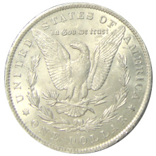 Монета 1 доллар 1885 года O США «Доллар Моргана» (реверс)