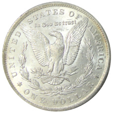 Монета 1 доллар 1884 года O США «Доллар Моргана» (реверс)