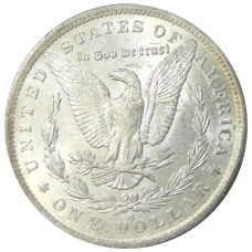 Монета 1 доллар 1884 года O США «Доллар Моргана» (реверс)