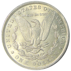 Монета 1 доллар 1884 года O США «Доллар Моргана» (реверс)