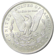 Монета 1 доллар 1884 года O США «Доллар Моргана» (реверс)