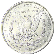 Монета 1 доллар 1884 года O США «Доллар Моргана» (реверс)