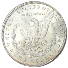 Монета 1 доллар 1896 года США «Доллар Моргана» (реверс)